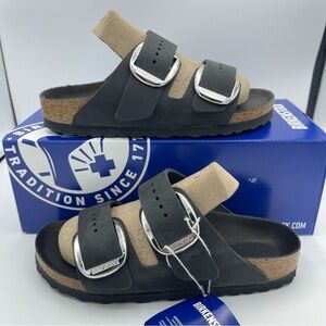 COPY - BIRKENSTOCK ARIZONA BLACK BIG BUCKLE